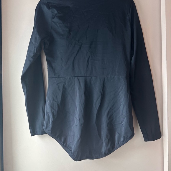 Black Long Sleeve Women's Swimsuit Lands End XL - Picture 6 of 7
